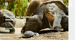 Desktop Screenshot of galapagos-ch.org